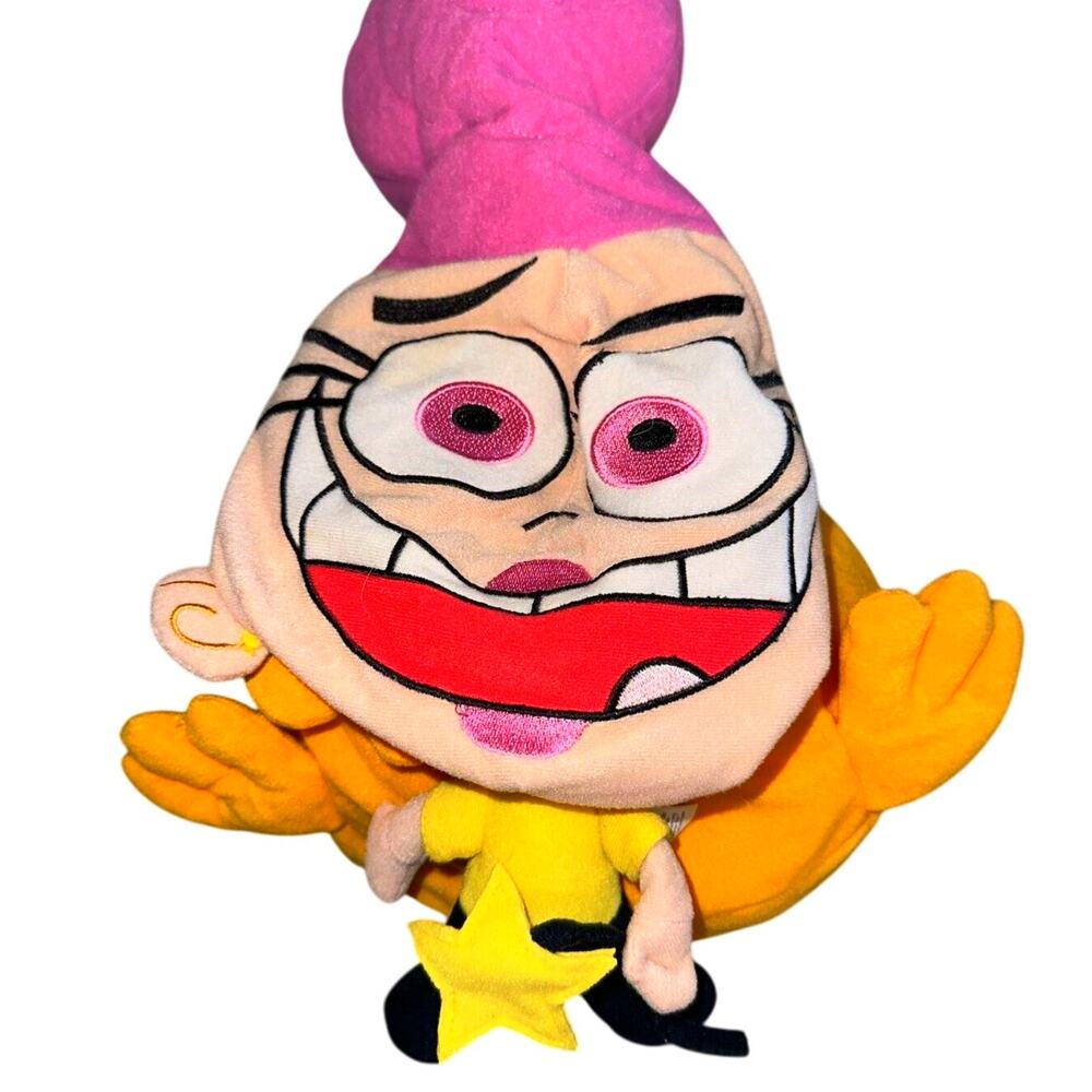 The Fairly Oddparents Parents! Talking Wanda Flippable Fairies Fish Plush WORKS